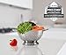 Wirezoll Pro Chef Kitchen Tools Stainless Steel Colander Strainer - Metal Kitchen Sink Pasta Drainer with Wide Grip Basket Handles to Strain Large Pots Noodles, Fruits, Vegetables