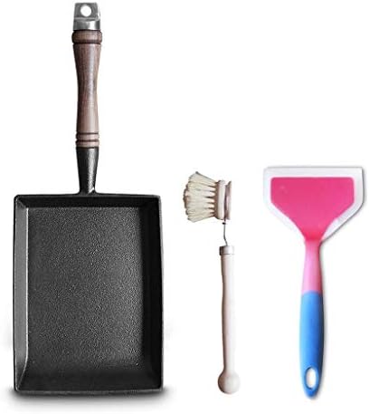 Square Frying Pan, Cast Iron Non-stick Skillet, With Handle Easy To Clean, Household Cooking Gas Stove Induction Cooker Universal