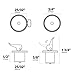 Five Oceans 2-Pack 3/4-Inch Brass Boat Plug, Locking Livewell Plug, Locks in Place - FO2210-M2