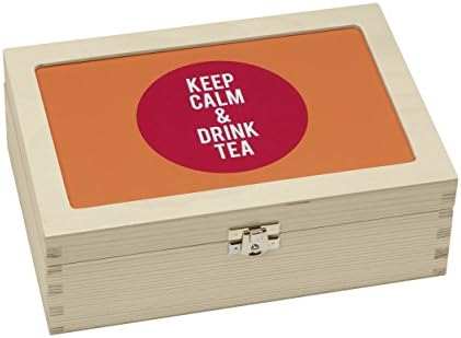 Contento 866374 Caja para té Madera Naranja: Amazon.es: Hogar