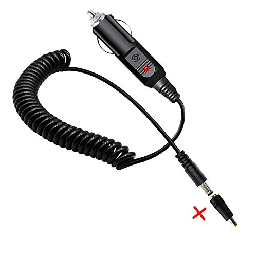 DC 5.5 x 2.1mm/4.0mm x1.7mm Car Charger Connector Cord 12V- 24V Cigarette Lighter Power Supply Adapter Charger Cable for Car Truck Bus Van Boat - Black - Thumbnail 7