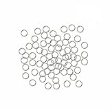Rockin Beads Silver Plated Brass 5mm Round 20 Gauge Jump Rings 24 Grams 420 Pcs