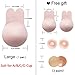 Adhesive Bra ,4 Pairs Women Breast Lift Nipplecovers Sticky Strapless Backless Invisible Silicone Bra