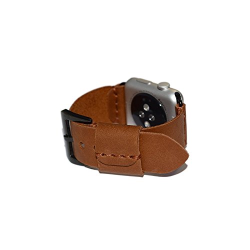 Cognac Leather Apple Watch Band 38mm - 42mm / Apple Watch Accessories, Leather Apple Watch Strap, iWatch Band Leather, Lugs Adapter
