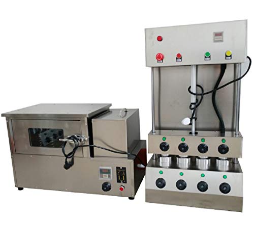 Tinsay Commercial Pizza Cone Forming Making Maker Machine with Rotational Pizza Oven 110V