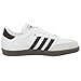 adidas Samba Classic Leather Soccer Shoe (Toddler/Little Kid/Big Kid),White/Black/White,2.5 M US Little Kid