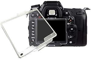 Screen Protective Cover Compatible for Nikon D90 Camera (BM-10), FANZR Transparent ABS Anti-Scratch Screen Protector (2 Pack)