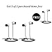 In-ear Headphones, ONHI YEEL 3 Multi-channel 3D Surround Sound Earphones with Microphone and Remote,Active Noise Cancelling Wired Earbuds with four sizes of earmuffs for VR glasses, video games movies