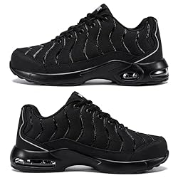 DYKHMILY Steel Toe Sneakers for Men Wide Air