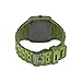 NIXON Player Quartz Watch with Silicone Strap, Green, 20 (Model: A139-1042)