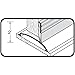 M-D Building Products 48996 All-Season Door Sweep, Heavy Duty Aluminum and Vinyl, Ideal for Residential & Commercial Use, Easy Installation, Ensure Comfort and Save Energy (36 Inch, Satin Nickel)