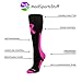 MadSportsStuff Pink Ribbon Breast Cancer Awareness Support Athletic Over The Calf Socks
