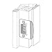 4-Pack Gator Door Latch Restorer - Strike Plate (Satin Nickel)