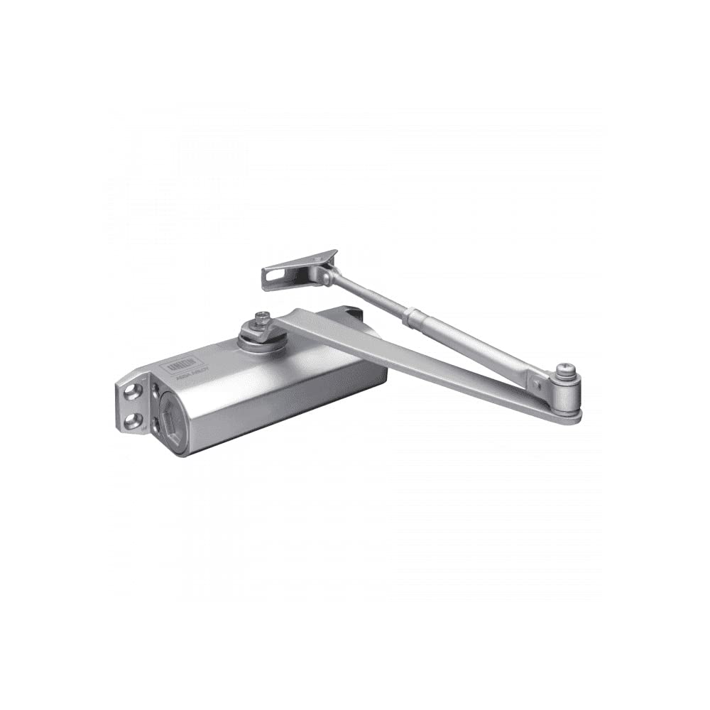 UNION UNNJCE3F CE3F Fixed Size 3 Rack & Pinion Door Closer Silver