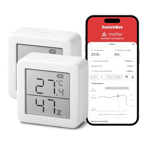 Schnäppchen gefunden: SwitchBot Thermometer Hygrometer... für 12,74€ Deal prüfen!
