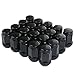 APL Set of 20pcs Black 1/2-20 Closed End Bulge Acorn Lug Nuts Cone Seat 3/4