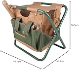 Esschert Design GT01 Green Tool Stool - Durable, Lightweight, One Size view 3