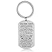 YEEQIN Son Keychain Key Ring Believe Inspirational Gifts From Dad Mom Birthday Graduation Christmas Gifts (Son Keychain From Dad)