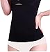 Chabame Seamless Bamboo Corset Liner - 1 Pack Black- Undergarment Waist Liner Tube Top - Breathable Soft Ultra Absorbent and Very Stretchy