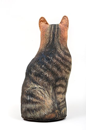 Brown Tabby Cat Door Stop, Unique, Decorative Door Stopper, Interior, Decorative Pillow, Cat Doorstop