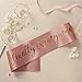 MAGJUCHE Finally Twenty one Birthday Pink Sash, Rose Gold Girl 21st Birthday Gifts Party Supplies