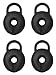 BlueAnt SP-093801-671 Medium Stabilizing Eartips for Q3/Q2/Q1/Endure/T1 Bluetooth Headsets - Pack of 4 - Retail Packaging - Medium
