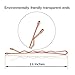 Justbuy 2.5 Inches Metal Bobby Pins Hair Clips for Hair Decoration 186 Pcs Rose Gold Counted.(186 Pcs Rose Gold)