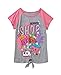 Shopkins Girls Born to Shop graphic Glitter Tee Shirt (7/8)