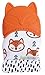 Itzy Ritzy Silicone Teething Mitt - Soothing Infant Teething Mitten with Adjustable Strap, Crinkle Sound & Textured Silicone to Soothe Sore & Swollen Gums - For Ages 3 Months & Up (Fox)