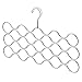 InterDesign Classico Wave Scarf Hanger, No Snag Storage for Scarves, Ties, Belts, Shawls, Pashminas, Accessories - 23 Loops, Chrome