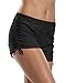 Attraco Women's Solid Sport Swim Shorts Bikini Bottom Swimsuit Swimwear Tie Side