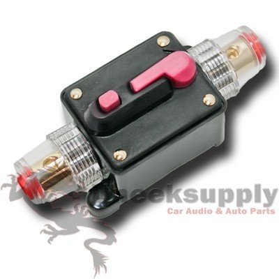 12V DC Car Audio Inline Circuit Breaker Fuse for System Protection 40 AMP 40A