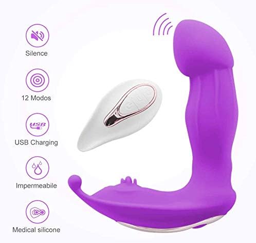 Timobb Víbrantor Bùllet for Women Adùllt Toys for Female Oral Tongue Stímulator USB Charging Waterproof Clítorial Sucking Víbrate Toy Tshirt (Color : Purple)