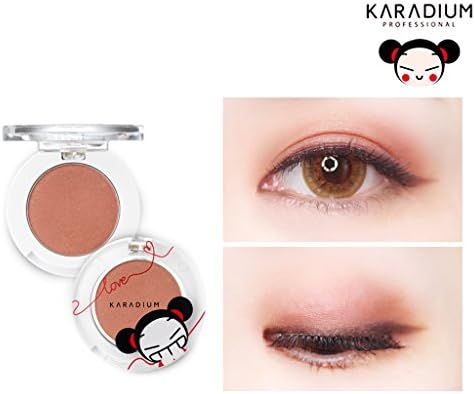 [KARADIUM] PUCCA LOVE EDITION Shine Eye Shadow 1.7g - 6 Colors / Long Lasting Moist Fitting Daily Makeup Shadow (#04 ANTIQUE SHINE)