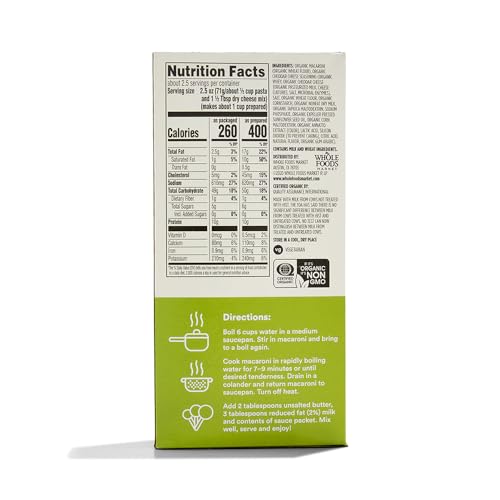 365 BY WHOLE FOODS MARKET, ORGANIC CHEDDAR MACARONI & CHEESE SHAPES, LLAMA ADVENTURE, 6 OUNCE
