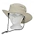 WOREMOR EMF Radiation Protection Bush Hat Blocking RF EMF - Cell Towers - Smart Meters - WiFi (Large, Beige)