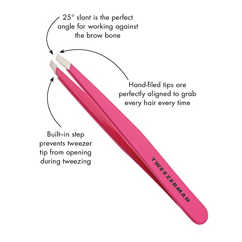 Tweezerman Slanted Tweezers - Pink - Image 3