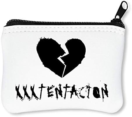 Xxxtentacion Broken Heart RIP Zipper Wallet Coin Purse