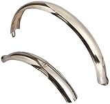 Firmstrong Beach Cruiser Bicycle Fender Set, Front/Rear, Chrome, 26