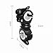 Vonpri [2 Pack] Flashlight Holder, Mount Bicycle Mounting Bracket Flashlight Holder Torch Clip 360º Rotation (White and Orange)