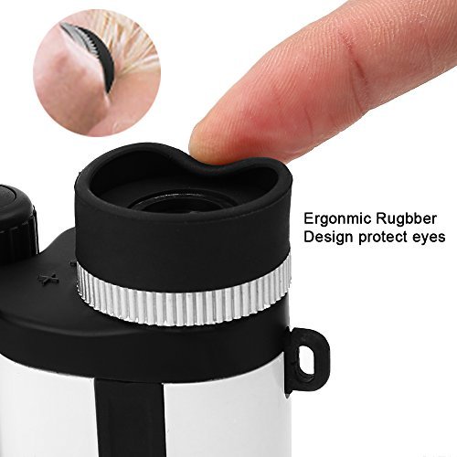 BFULL Binoculars- 10x25 Kids Binoculars Mini Folding Binoculars Compact Binoculars for Adults Waterproof Telescope for Bird watching, Football Safari Sightseeing, Camping and Travel(Black)