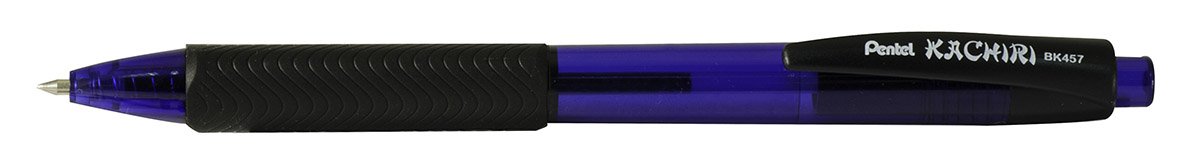 Pentel Kachiri Retractable Ballpen - Blue (Pack of 12)