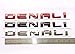 Yoaoo 1x OEM Denali Red Line Emblem Badge Nameplate Compatible with 2007-2019 Denali Yukon Sierra Terrain (Chrome)