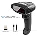 NETUM Wireless Barcode Scanner 2 in 1 2.4G Wireless & USB Wired 1D Laser Barcode Reader Handheld Bar Code Reader Cordless Rechargeable Bar Code Scanner for Computer MAC Laptop NT-1698W