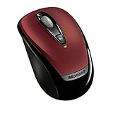 Microsoft Wireless Mobile Mouse 3000 - Red