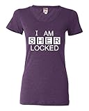 Womens I Am Sherlocked Sherlock Holmes Inspired Tri-Blend Short Sleeved T-shirt