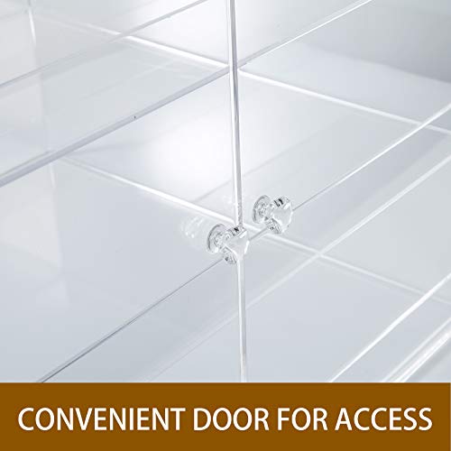 image for BestEquip Acrylic Display Case 21 x 18 x 17Inch Clear Display Cases 3 