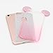 iPhone 7 Case, MC Fashion Cute 3D Glitter Mickey Mouse Ears Soft and Flexible TPU Case Skin for Apple iPhone 7 (2016) (Glitter-Pink)