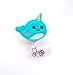 Narwhal Blue Retractable Badge Holder - Cute Badge Holder - Unicorn of the Sea - Teacher ID Badge - Nursing Badge - Gift Under 10 - RN