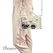 CHARMINER Clear Cross-Body Messenger Shoulder Bag, Adjustable Strap Handbag-NFL Stadium Approved Clear Purse